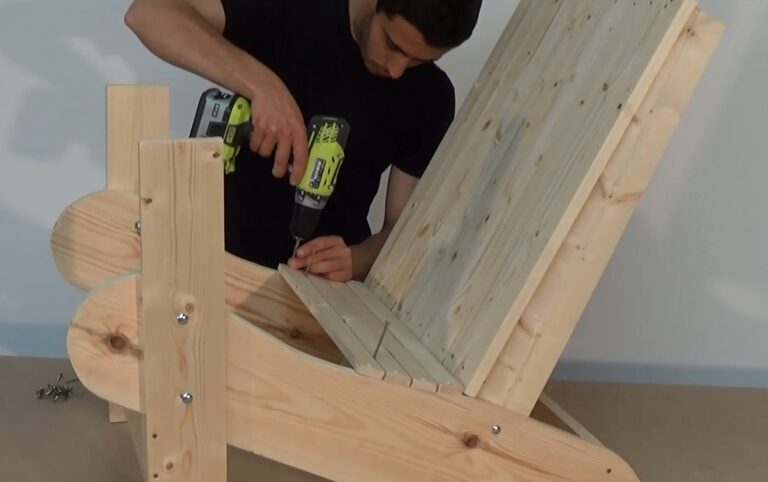 Comment faire une chaise de jardin - EP03 - Visser Malin