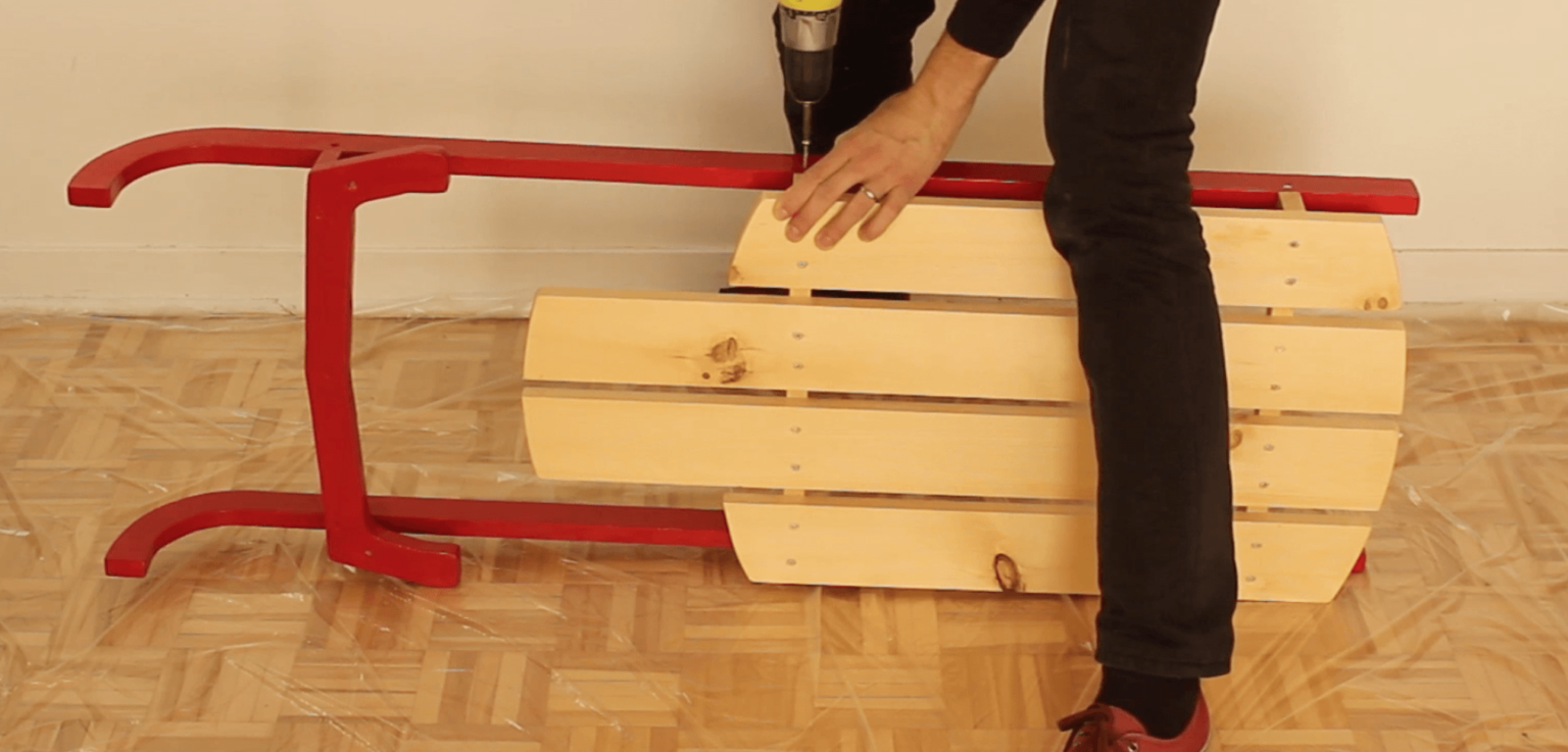 Comment fabriquer une luge - EP33 - Visser Malin